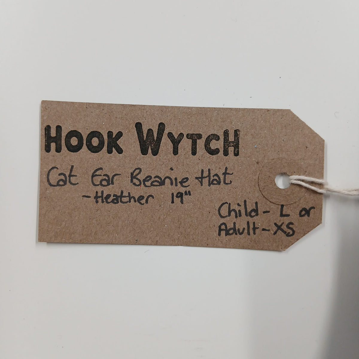 Cat Ear Beanie Hat - Heather - HookWytch