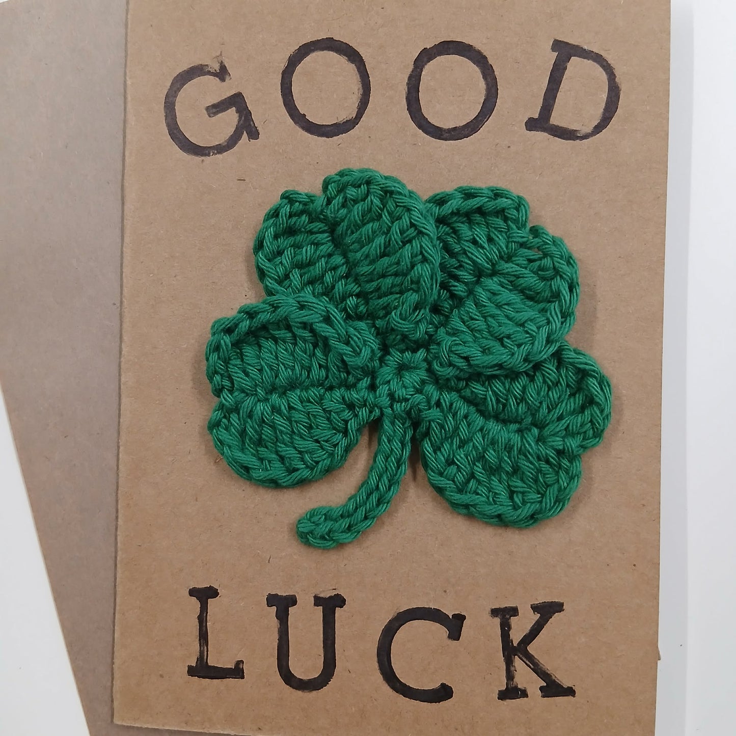 Good Luck Crochet Greeting Card - HookWytch