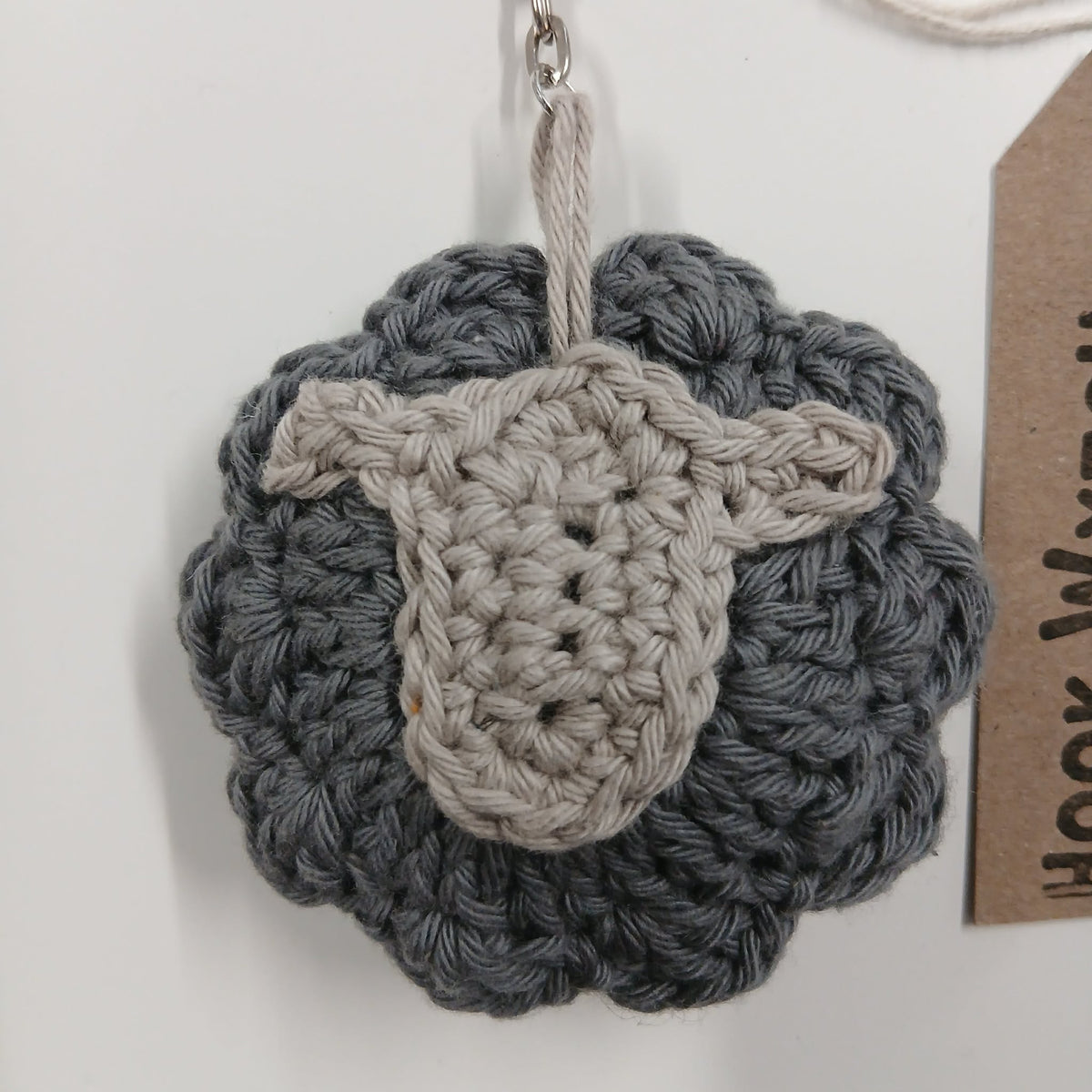 Sheepish Keyring - Herdwick - HookWytch