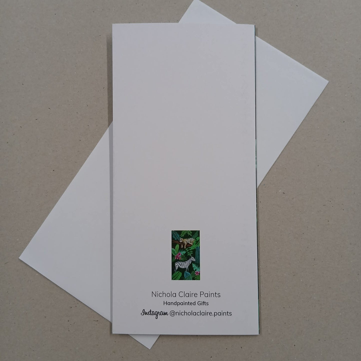Jungle Greeting Card - Nichola Claire Paints