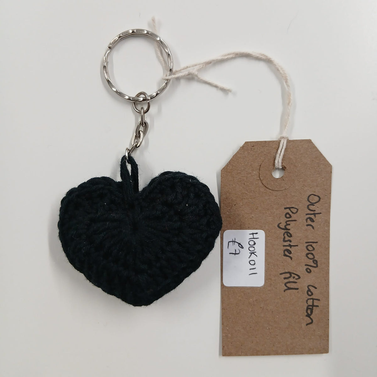 Key To My Heart Keyring - Black - HookWytch
