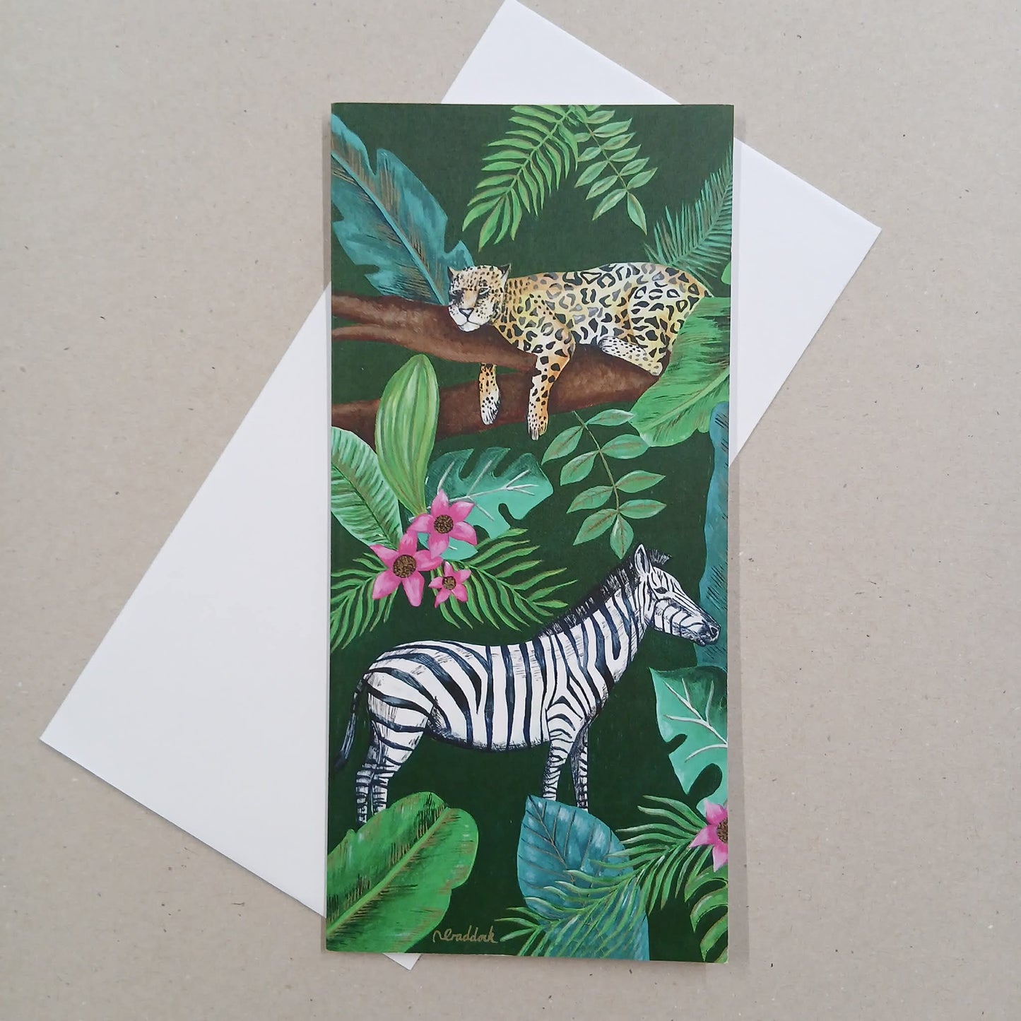 Jungle Greeting Card - Nichola Claire Paints