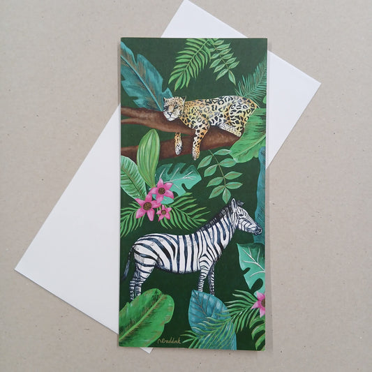 Jungle Greeting Card - Nichola Claire Paints