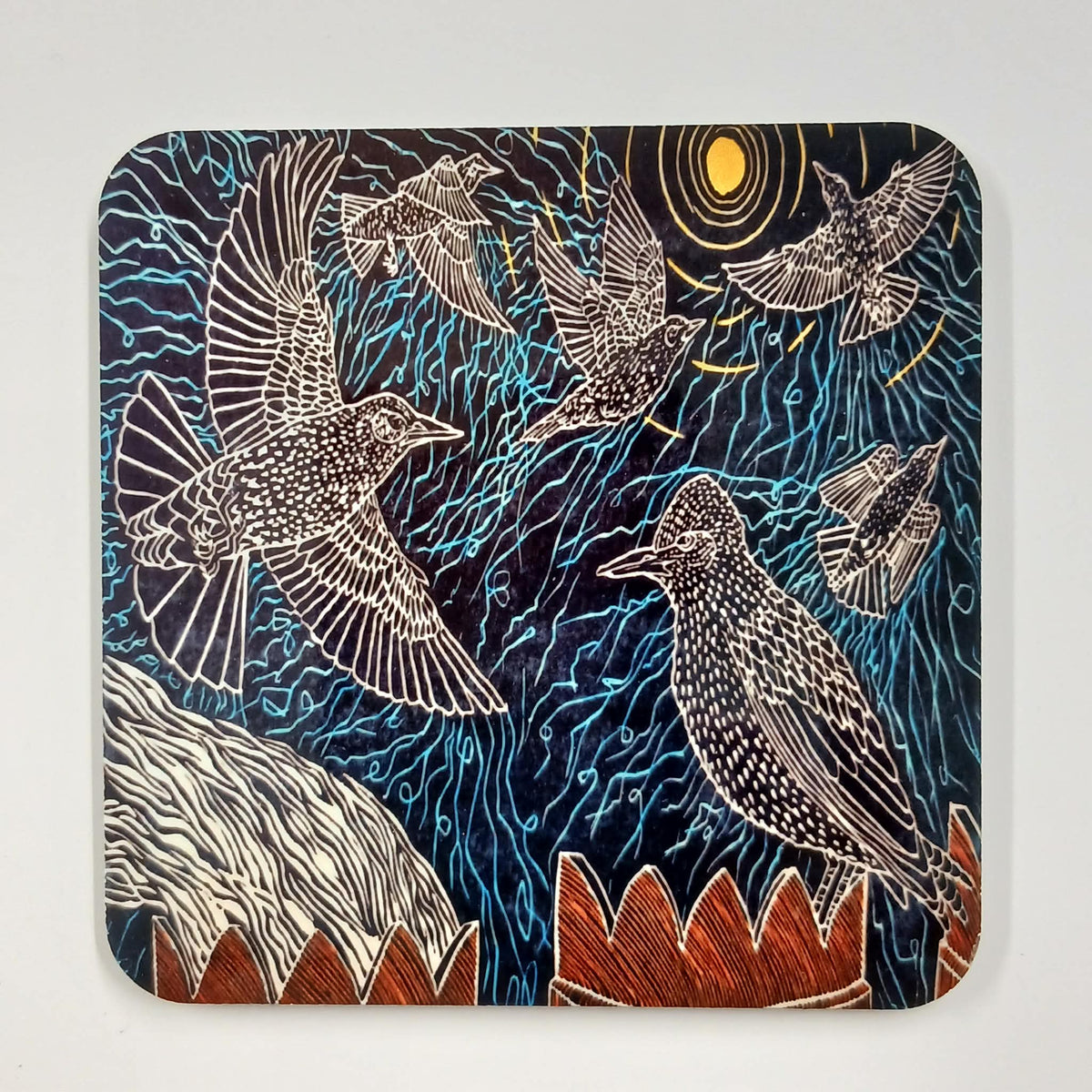 Above The Chimney Pots Coaster