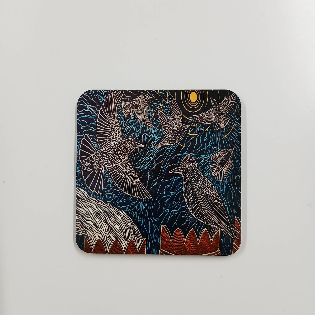 Above The Chimney Pots Coaster
