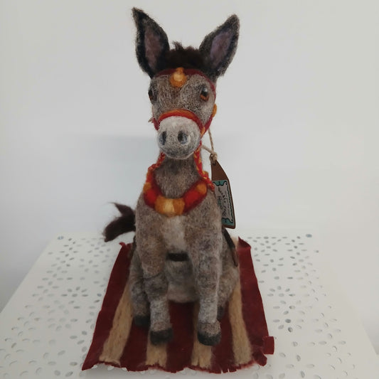 Donkey On Blanket - Needle Felt - Have You Any Wool