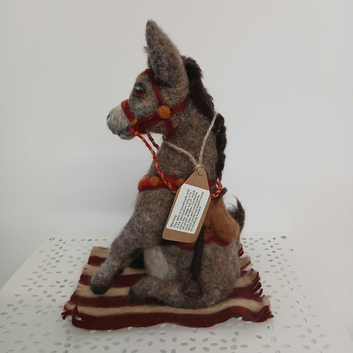 Donkey On Blanket - Needle Felt - Have You Any Wool