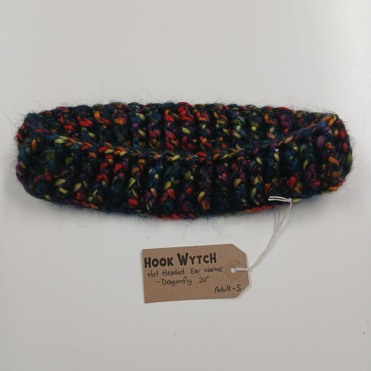 Hot Headed Ear Warmer - Dragonfly - Adult Small - HookWytch