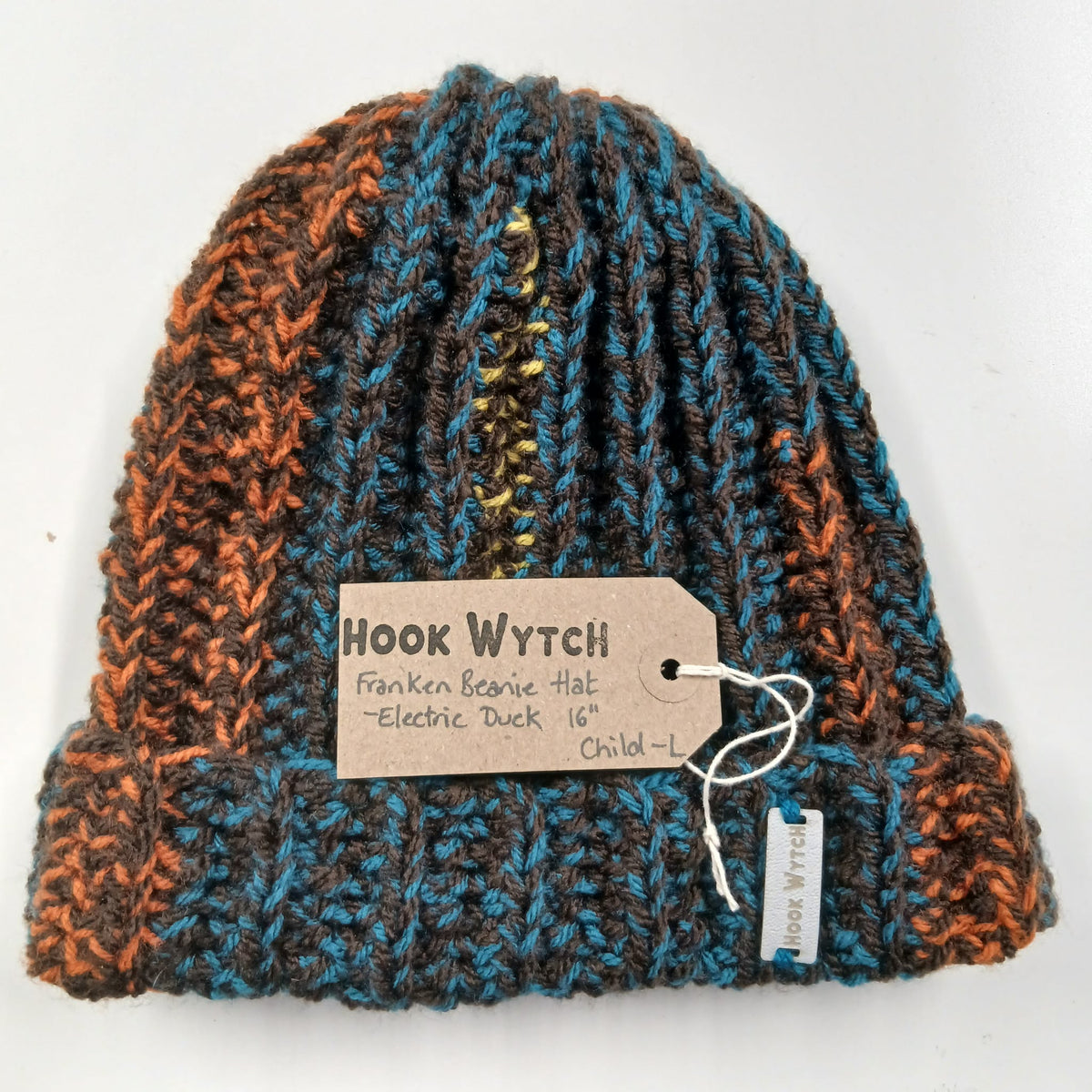 Franken Beanie Hat - Electric Duck - Child - HookWytch