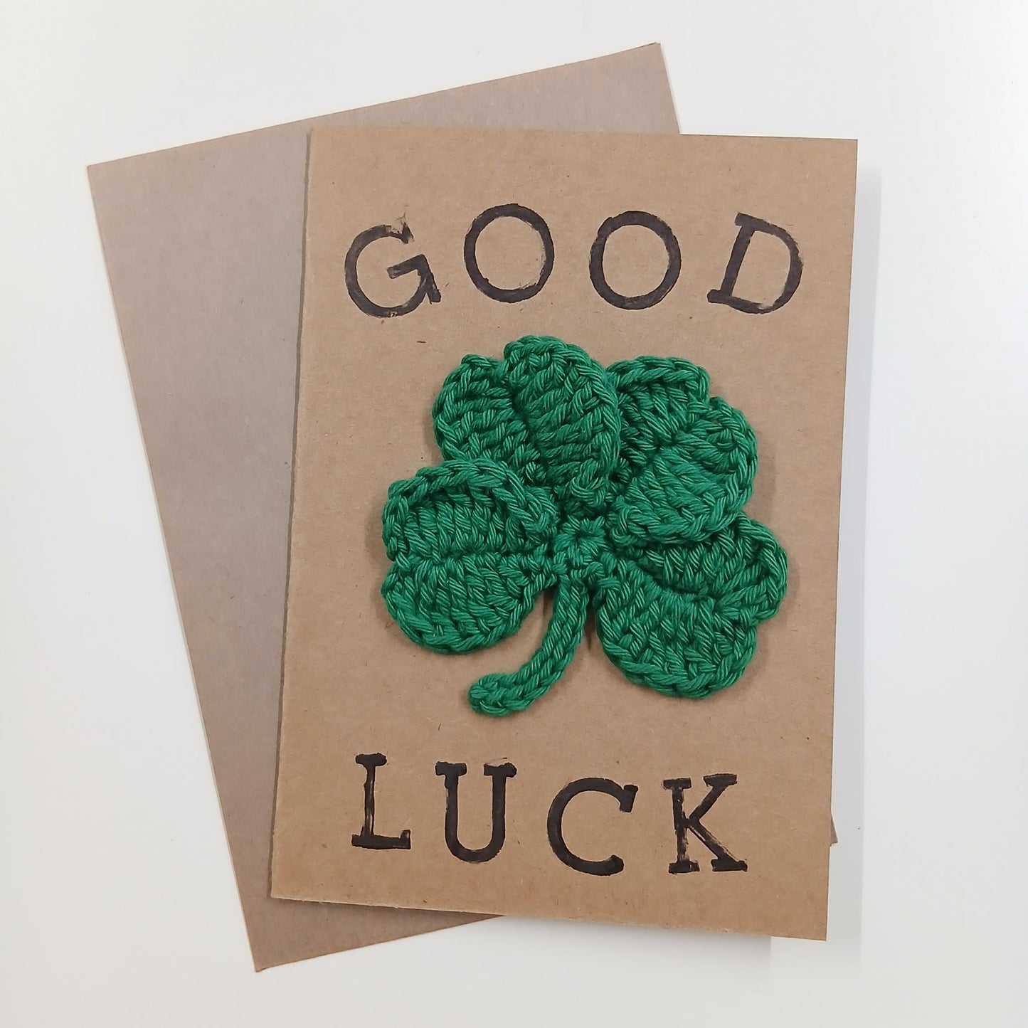 Good Luck Crochet Greeting Card - HookWytch