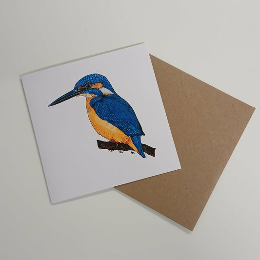 Kingfisher Greeting Card - High Ginger
