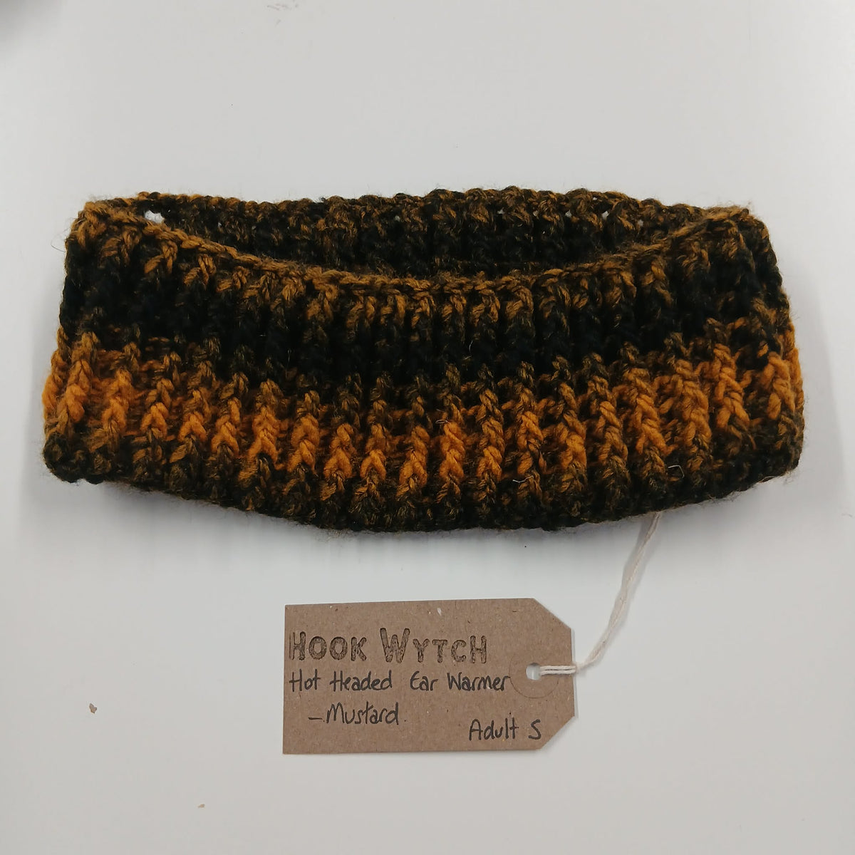 Hot Headed Ear Warmer - Mustard - Adult Small - HookWytch