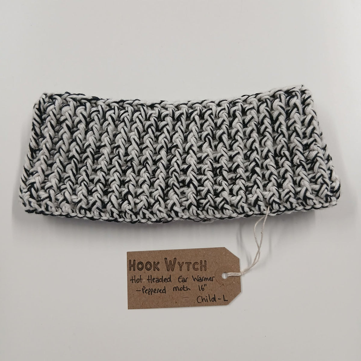 Hot Headed Ear Warmer - Peppered Moth - Child Large - HookWytch