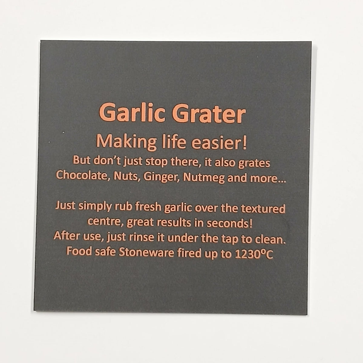 Ceramic Grater - Cream - Bowland Pottery